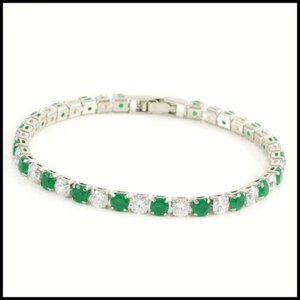 Emerald & Sapphire Bracelet
